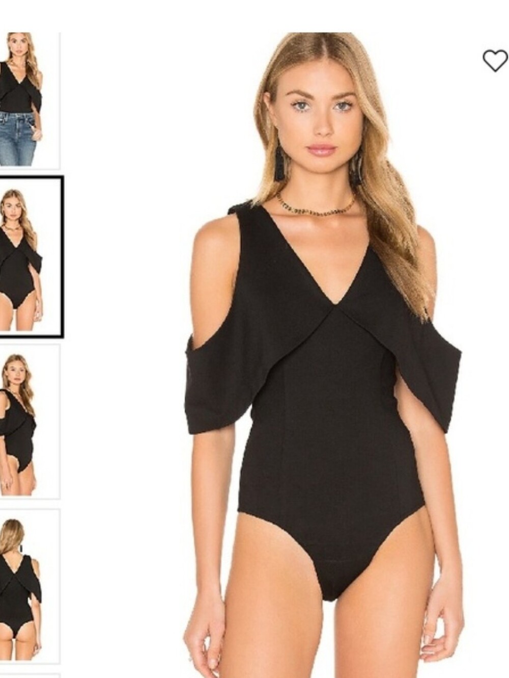 LAVISH ALICE - Draped Sleeve Bodysuit